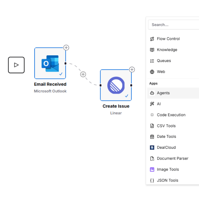 Visual Agent Builder